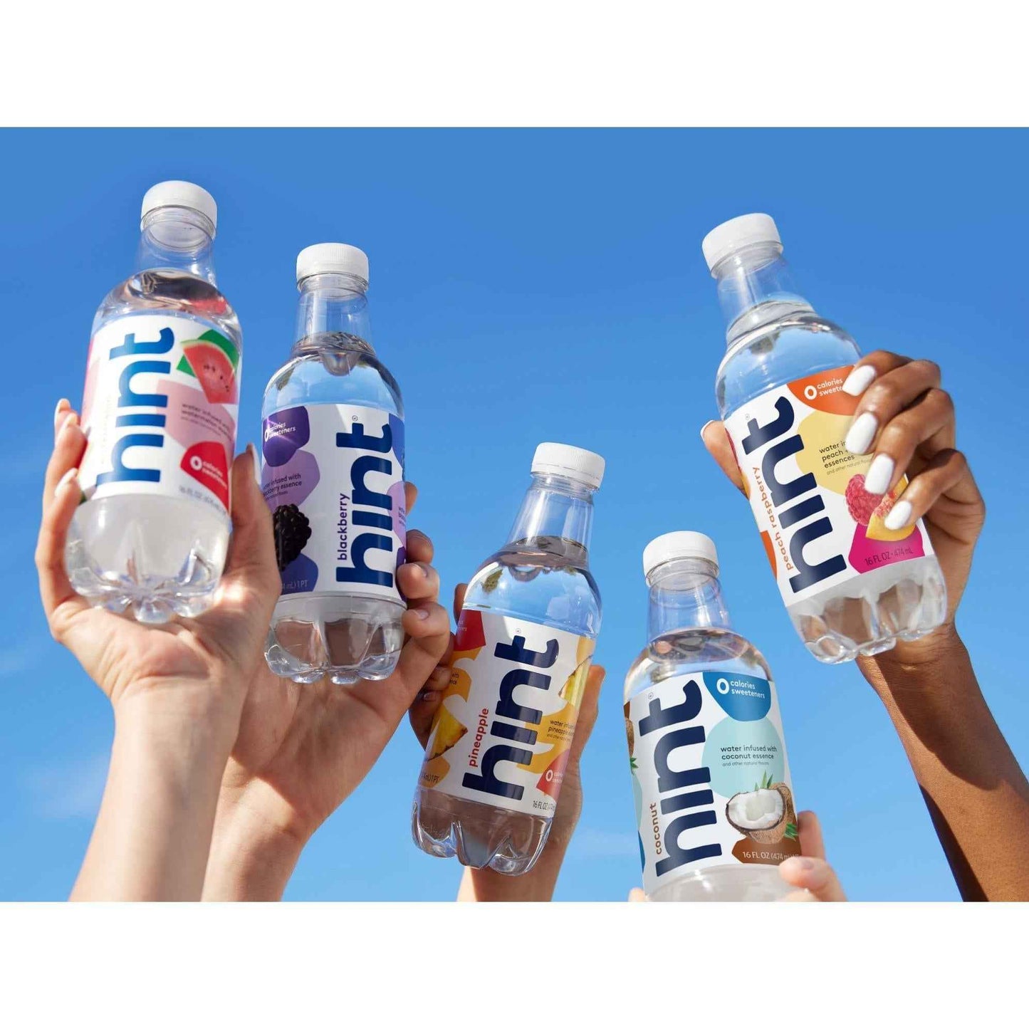 Hint Kid-Friendly Flavored Water for Sports Practice and Family Road Trips, 16oz Bottles