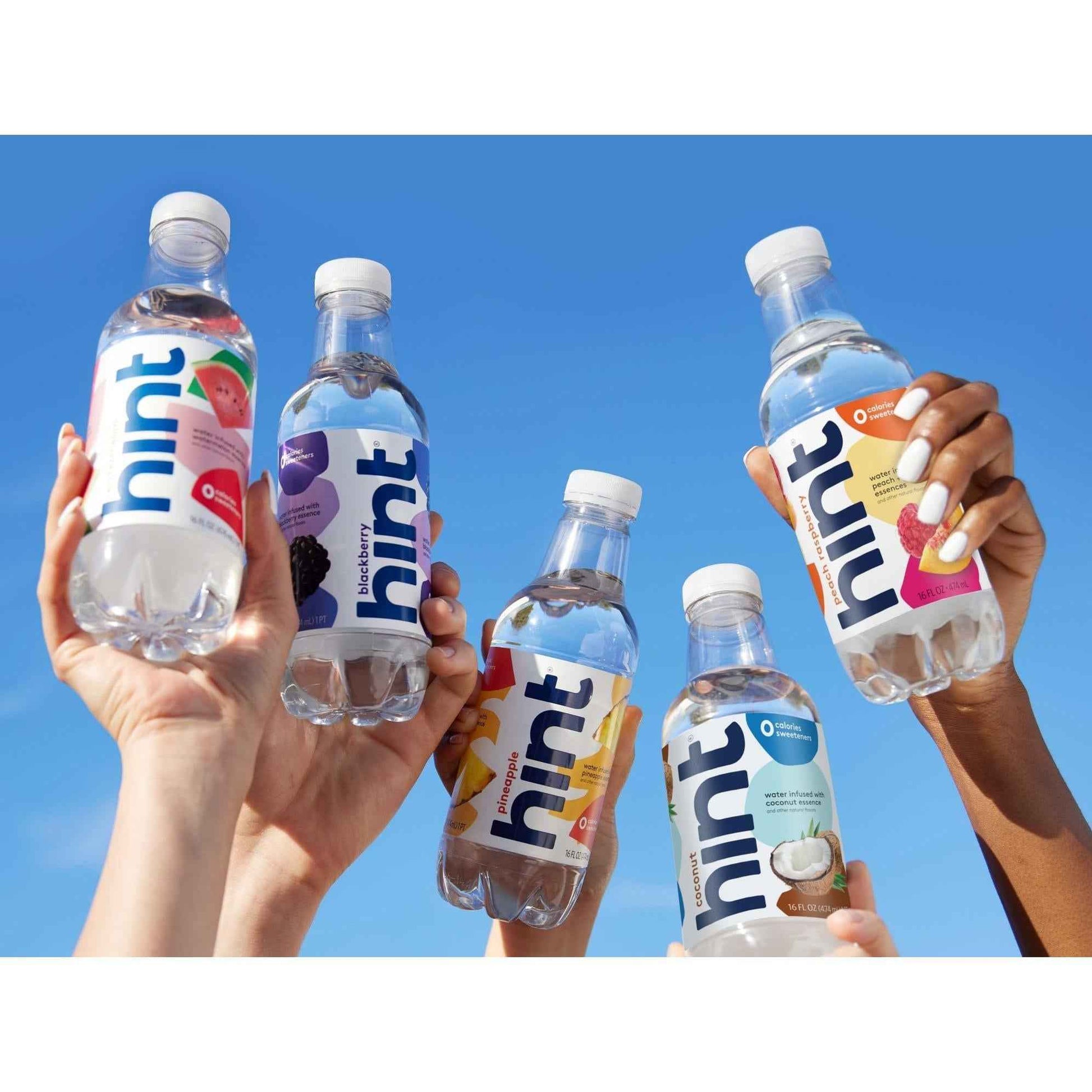 Hint Kid-Friendly Flavored Water for Sports Practice and Family Road Trips, 16oz Bottles