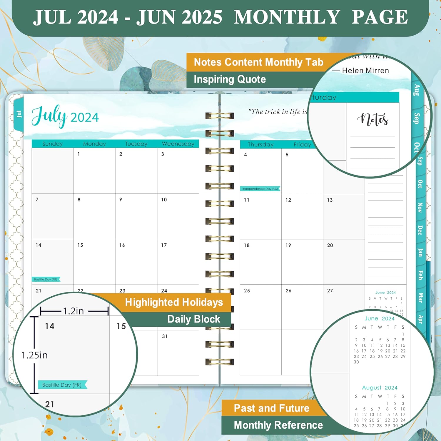 2024-2025_Planner_-_Academic_Planner_2024-2025,_from_Jul._2024_to_Jun._2025,_6.3''_x_8.4'',_Planner_2024-2025_Daily_Weekly_and_Monthly_with_Tabs