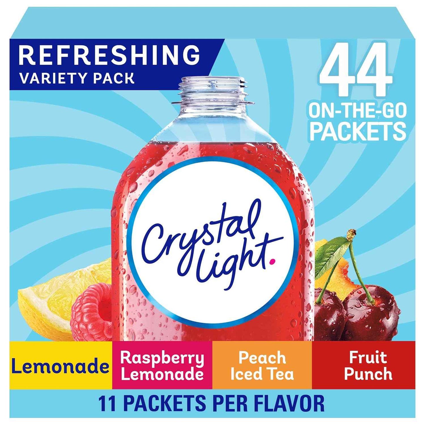Crystal Light Powdered Drink Mix – Grab-and-Go Flavored Water to Power Through the Workday