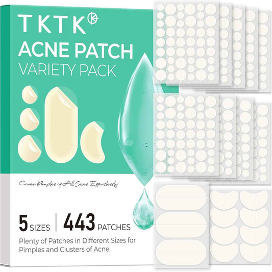 TKTK Hydrocolloid Acne Stickers – Allergy-Friendly Blemish Treatment Safe for Reactive Skin