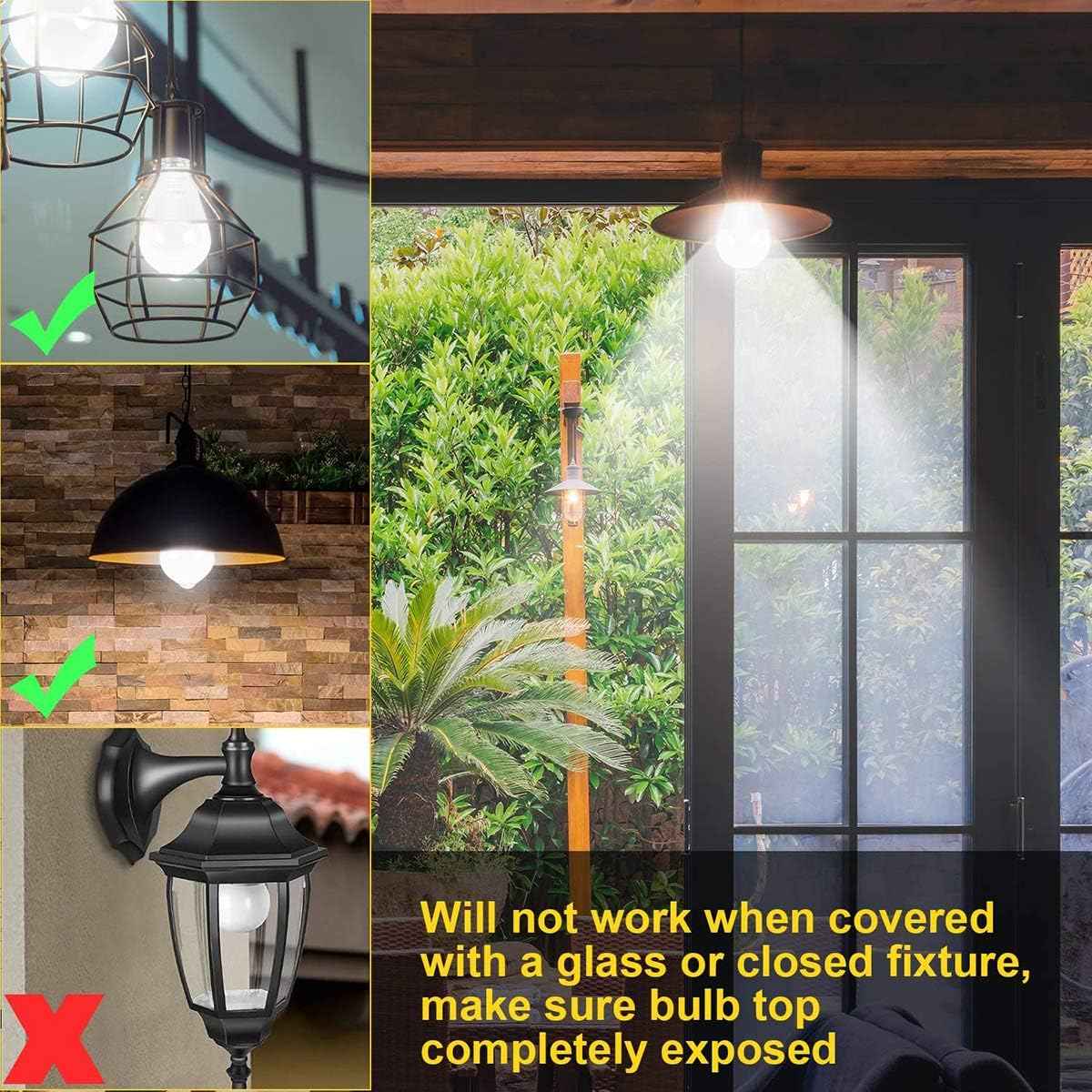 Aukora Motion Sensor Light Bulbs – No Flame, No Wax, No Burns Lighting for Safe Kids Bedrooms and Playrooms
