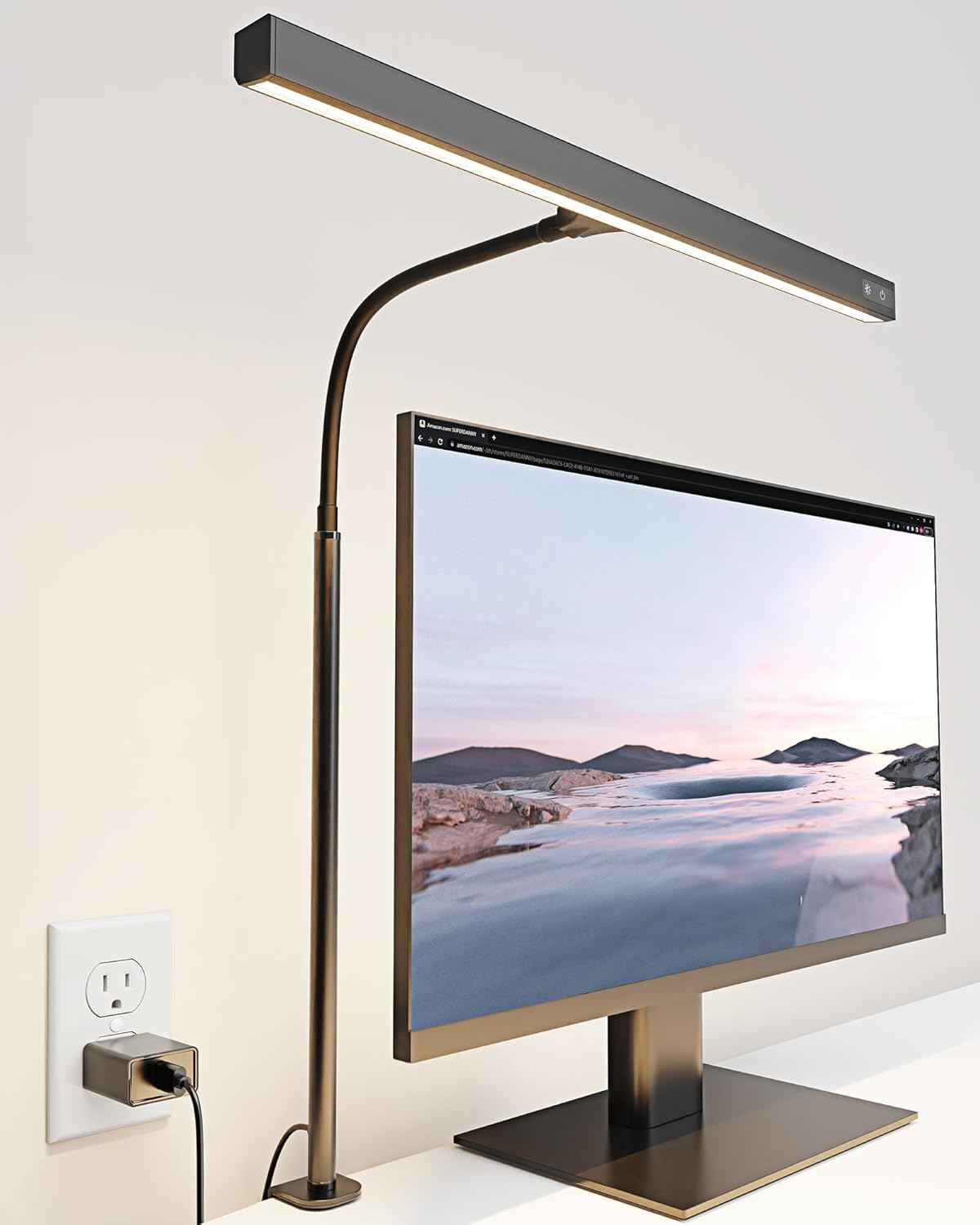SUPERDANNY LED Desk Lamp – Eye-Caring Reading Light to Reduce Fatigue During Long Study Sessions