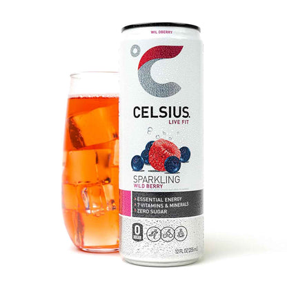CELSIUS Assorted Flavors Functional Energy Drink Variety Pack – Clean Morning Ritual Boost for Wellness Routines