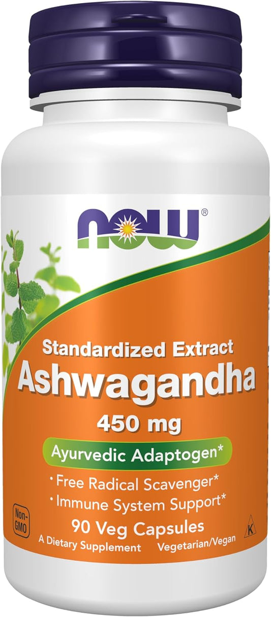 450 mg standardized ashwagandha (withania somnifera) extract per capsule