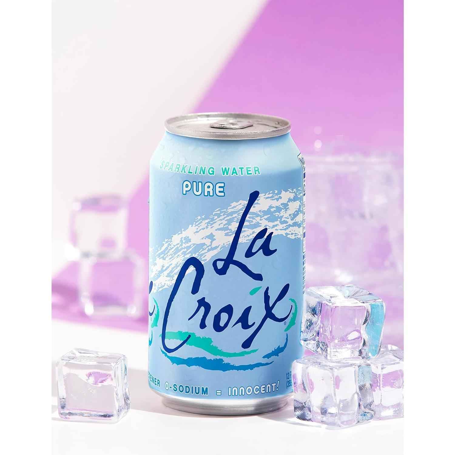 La Croix Sparkling Water Strawberry Peach – Lightweight Aluminum Can for Camping Coolers