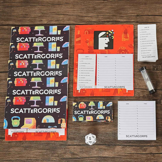 Hasbro Gaming Scattergories Classic Game – Birthday Gift for Teens and Adults, Family Game Night Box for 2 to 6 Players