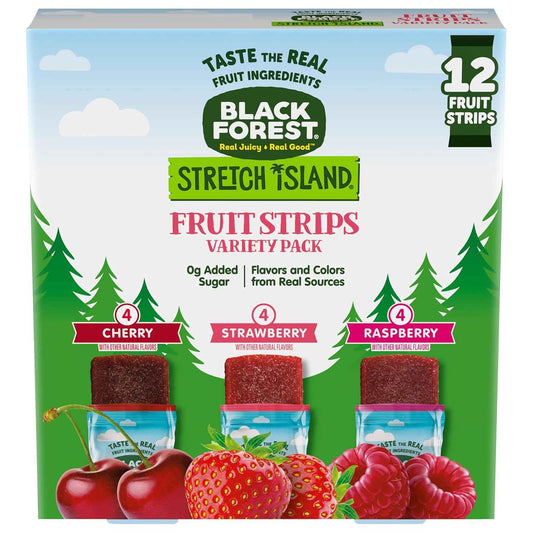 Stretch Island Fruit Strips – Hiking and Backpacking Trail Snack, Lightweight 0.5 oz 48-Count Pack