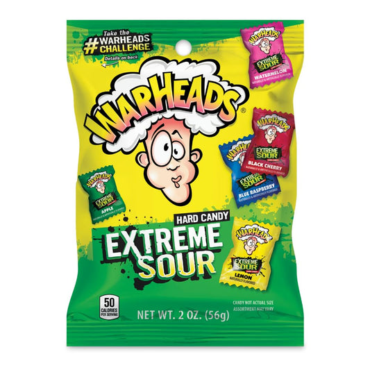 WARHEADS_-_Extreme_Sour_Hard_Candy_Assorted_Flavors_Apple,_Black_Cherry,_Blue_Raspberry,_Lemon_&_Watermelon_2_oz._Bag