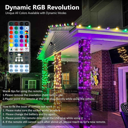 BrizLabs IP44 Waterproof String Lights – Patio and Porch Decor for Covered Outdoor Spaces