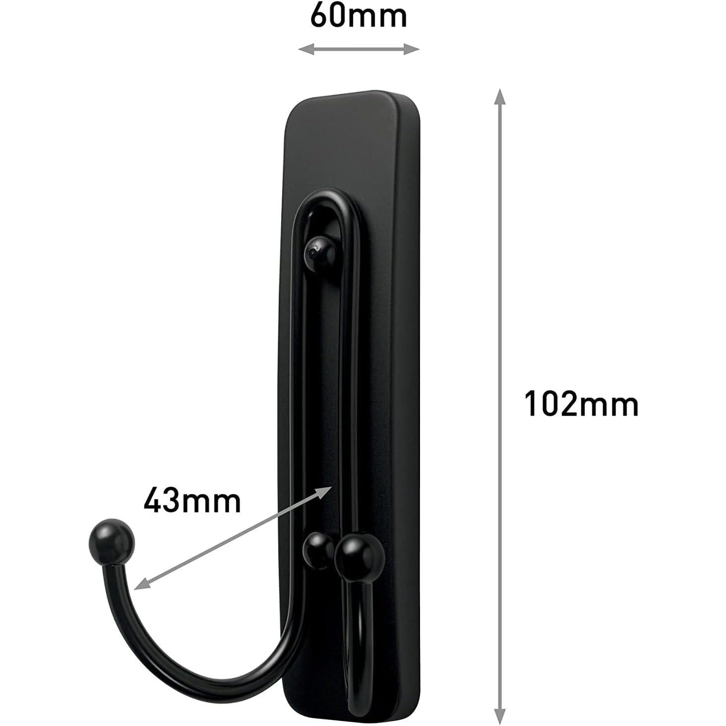 Command_Large_Matte_Black_Double_Hooks,_2_Hooks_and_2_Command_Strips,_Damage_Free_Hanging_Wall_Hooks_with_Adhesive_Strips,_Coat_Hooks_for_Hanging