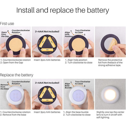 Tap_Light_Push_Lights_Mini_Night_Touch_Light_LED_Puck_Lights_Portable_Under_Cabinet_Lighting_Battery_Operated_Powered_DIY_Stick_On_Lights_Closet_Counter_Kitchen_Warm_White_5Pack
