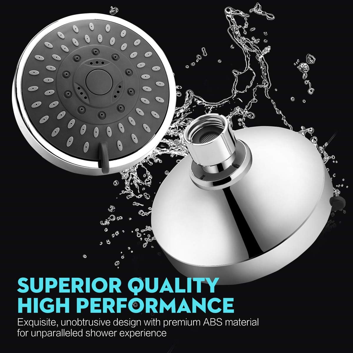 High_Pressure_Shower_Head_5_Settings_Fixed_Showerhead_4_Inch_High_Flow_Bathroom_Showerhead_with_Adjustable_Brass_Ball_Joint_for_Luxury_Shower_Experience_Even_at_Low_Water_Pressure