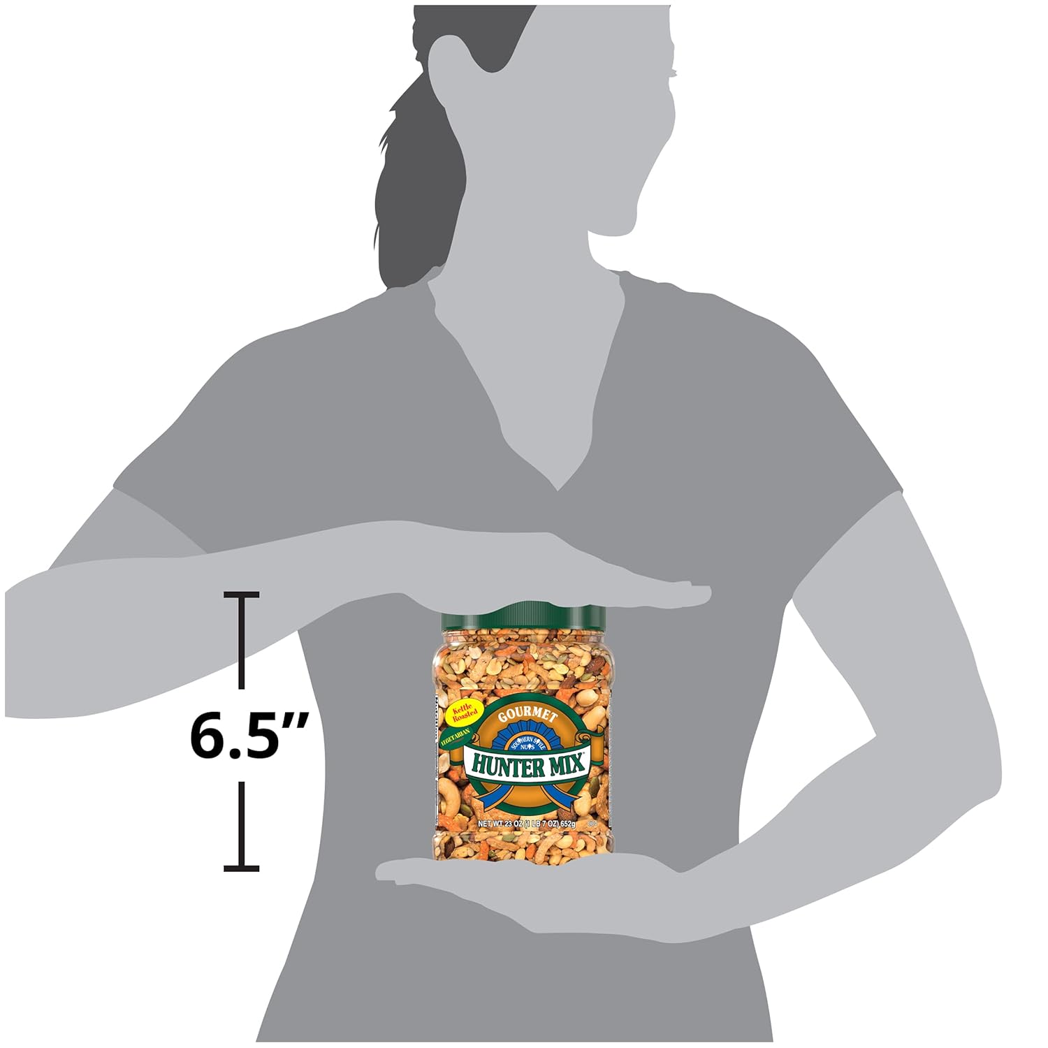Gourmet_Hunter_Mix_Nuts,_23_Ounces,_Sesame_Sticks,_Peanuts,_Sunflower_Kernels,_Almonds,_Cashews,_and_Pepitas