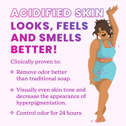 Lume_Acidified_Body_Wash_-_24_Hour_Odor_Control_-_Removes_Odor_Better_than_Soap_-_Moisturizing_Formula_-_Formulated_Without_SLS_or_Parabens_-_OB/GYN_Developed_-_8.5_ounce_(Clean_Tangerine)