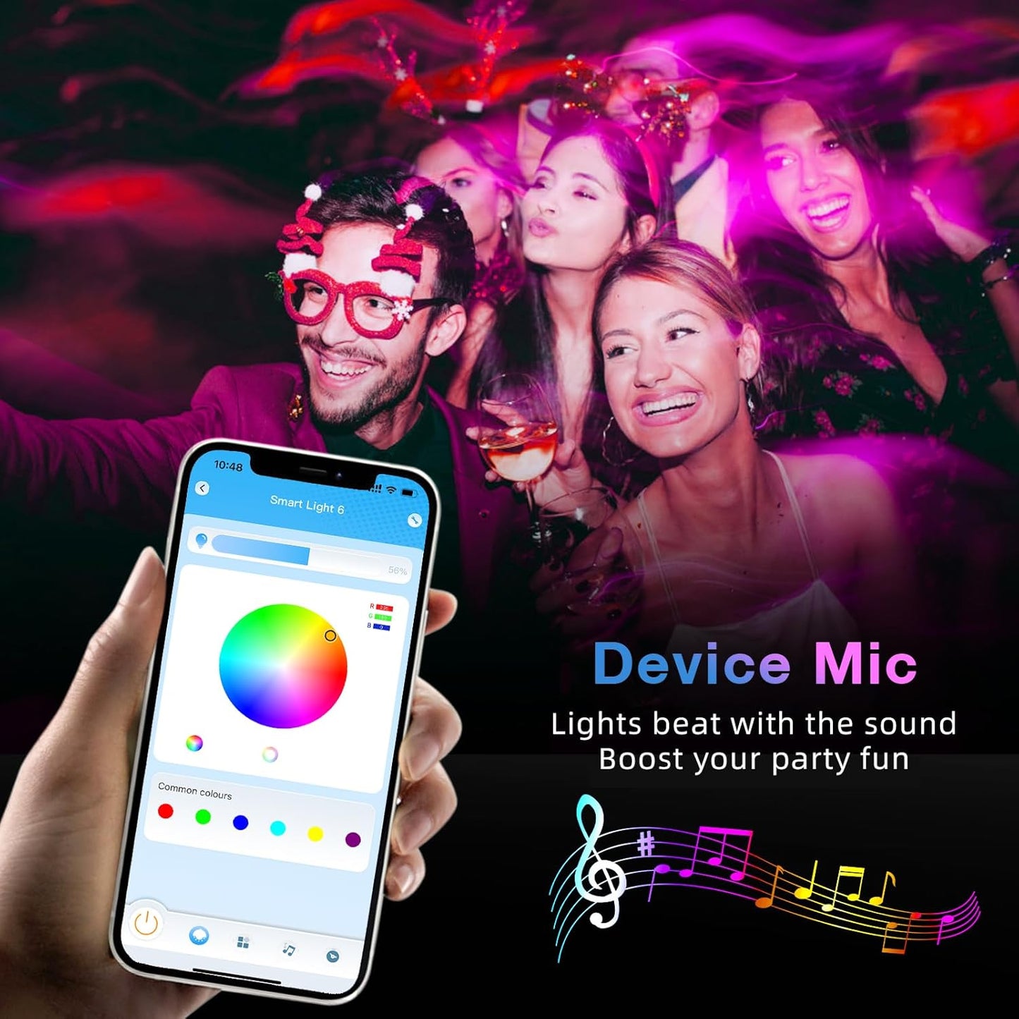 Bluetooth_LED_Strip_Lights,_Music_Sync_5050_LED_Light_Strip_RGB_Color_Changing_LED_Lights_Strip_with_Phone_Remote,_LED_Lights_for_Bedroom_Kitchen_TV_Party_TIKTOK_DIY_(APP+Remote_+Mic)