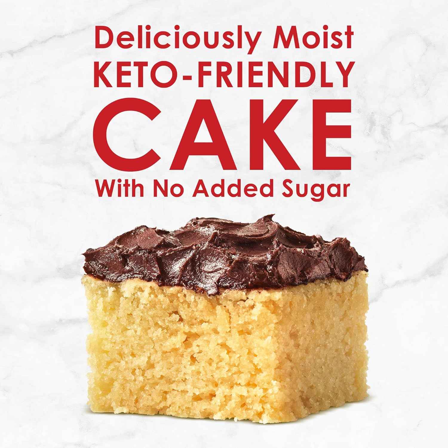 Duncan Hines Keto Friendly Classic Yellow Cake Mix – Gluten Free Birthday Gift Basket Addition for Diabetic Friends