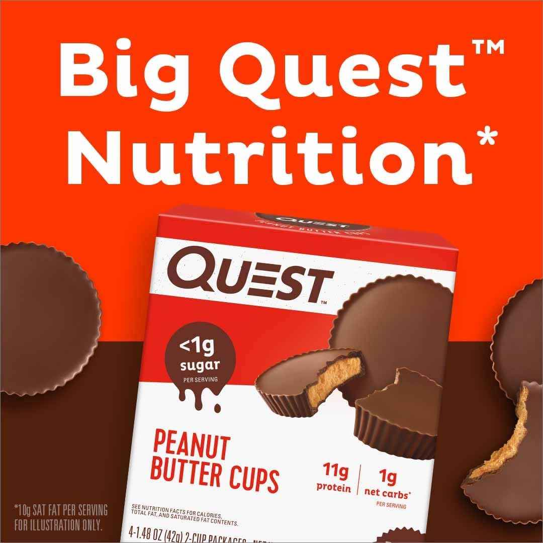 Quest Nutrition Peanut Butter Cups – Office Desk Snack for Afternoon Focus Without Sugar Crashes