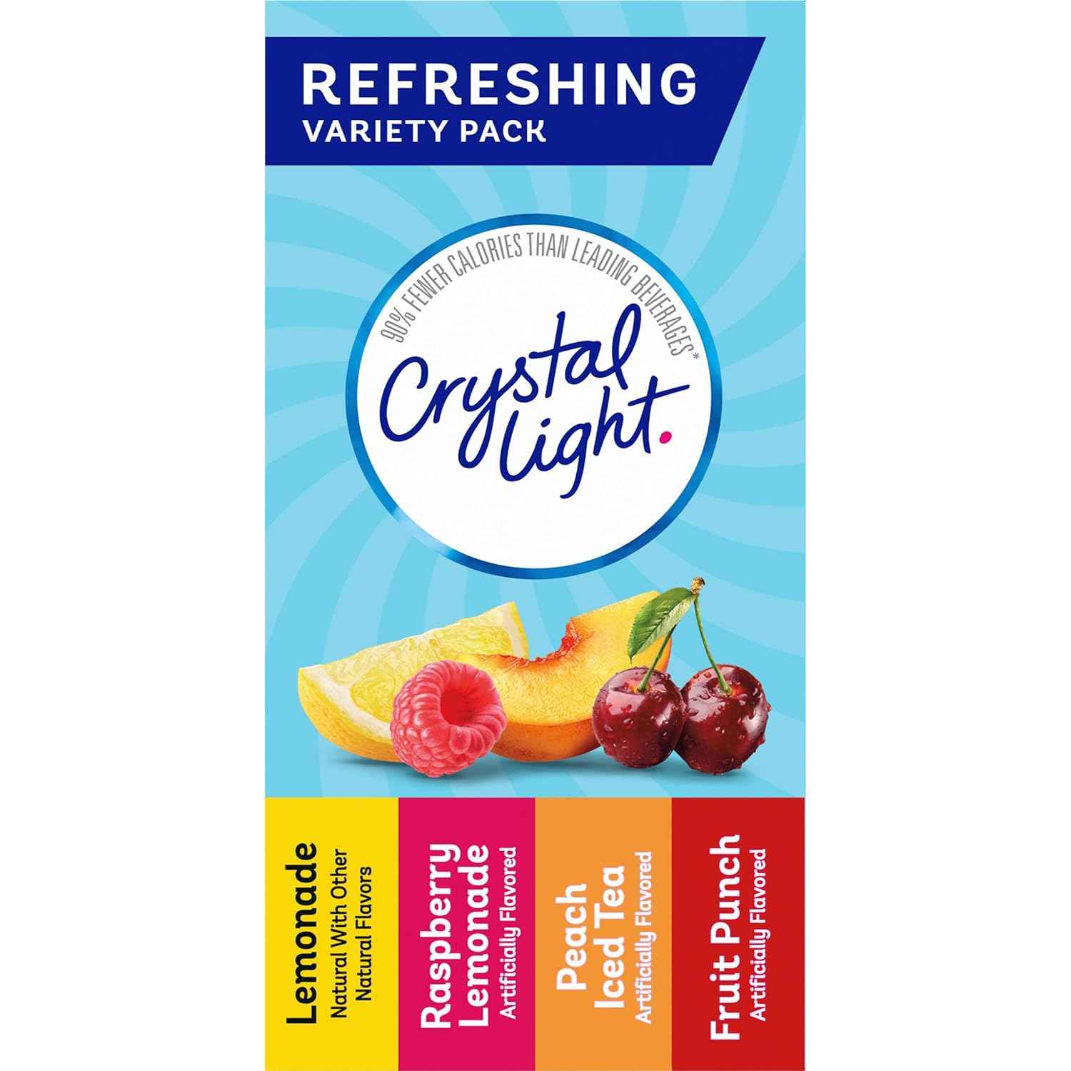 Crystal Light Powdered Drink Mix – Grab-and-Go Flavored Water to Power Through the Workday
