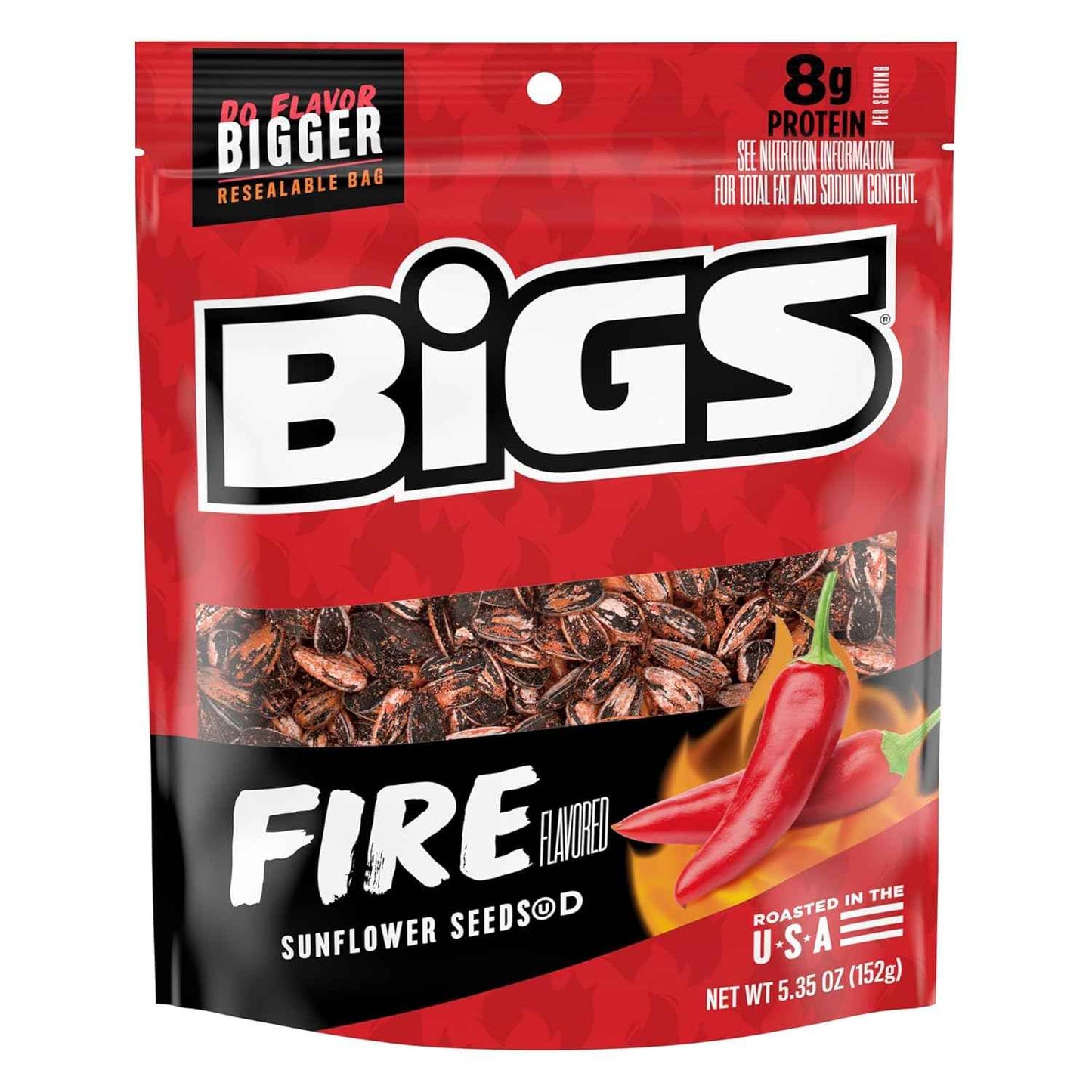BIGS Taco Bell Fire Sauce Sunflower Seeds – Portable Spicy Snack for Road Trips and Tailgates