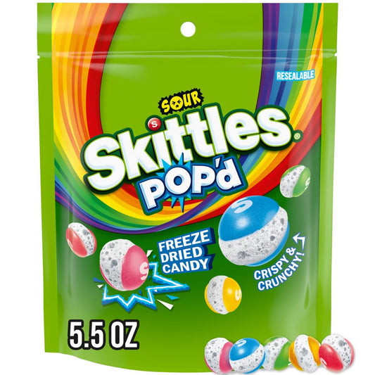 5.5 oz resealable pouch for freshness and portability
