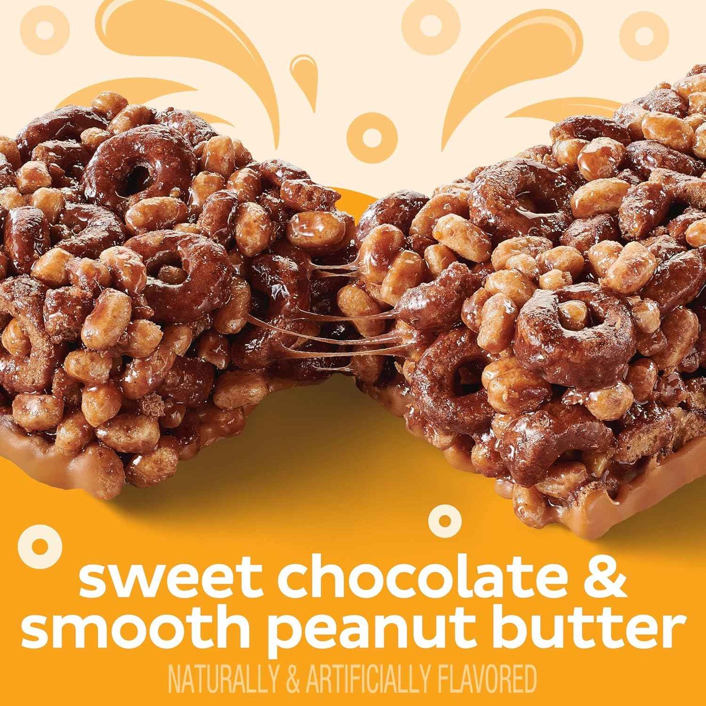 Cheerios Protein Chewy Bars Thoughtful Care Package Snack for Busy Parents 5 Ct Chocolate Peanut Butter