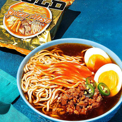 Maruchan Gold Spicy Miso Craft Ramen – Premium Pantry Staple for the Connoisseur, At-Home Gourmet Lunch