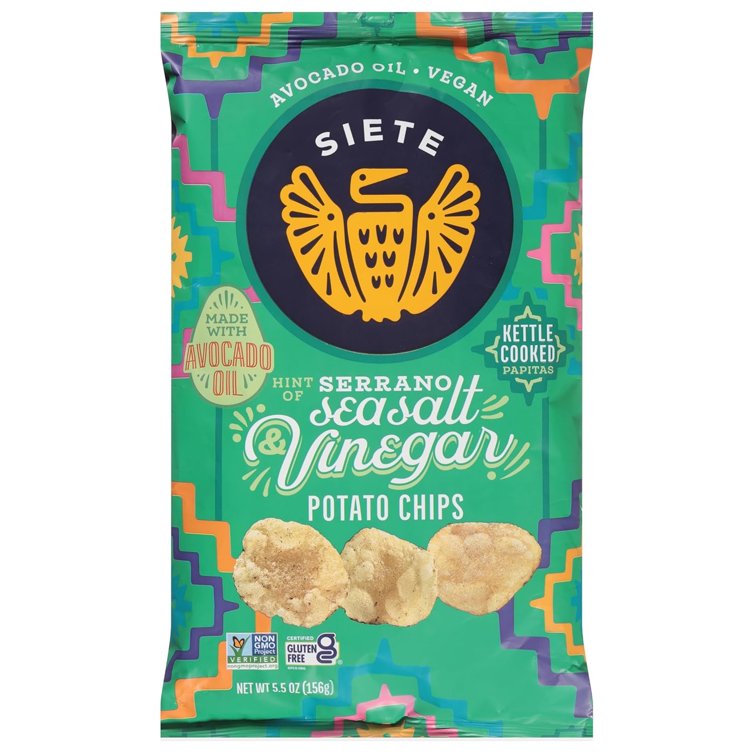 5 distinct flavor variants including sea salt, sea salt & vinegar with serrano, fuego, and queso