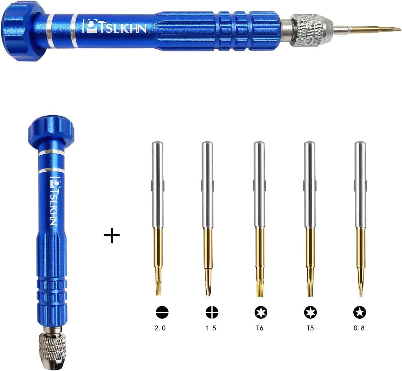 PTSLKHN 5-in-1 Magnetic Precision Screwdriver – Pro Repair Tool for IT Technicians, Bench Techs, and Electronics Repair Workshops