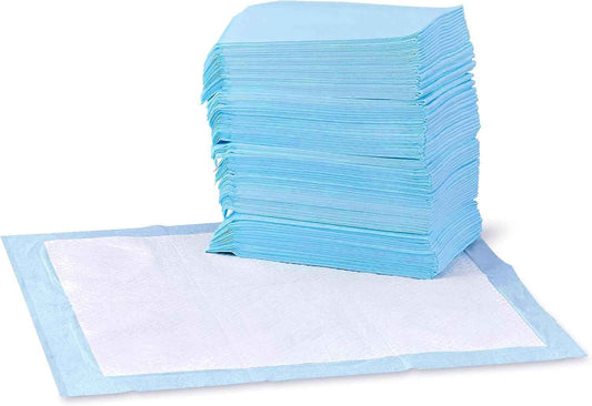 Amazon Basics 5-Layer Puppy Pads – Leakproof Floor Protection for Crate-Rest and Post-Surgery Recovery