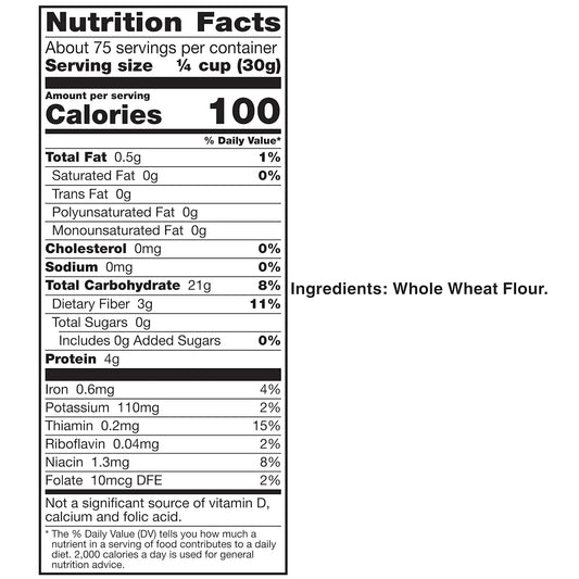 5 lb (80 oz) bag size for high-volume home baking