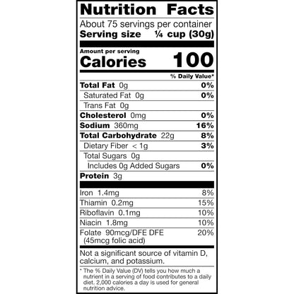 5 lb (80 oz) bag sized for frequent home baking