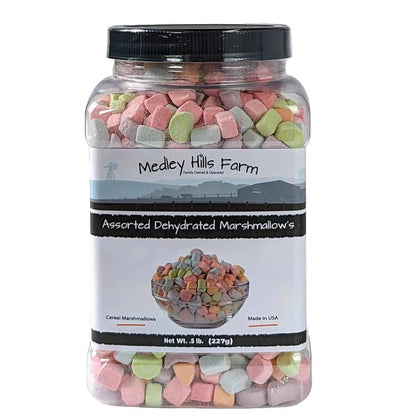 Medley Hills Farm Dehydrated Marshmallows – Cozy, Low-Lift Sweet Treat for Mindful Hot Drink Rituals