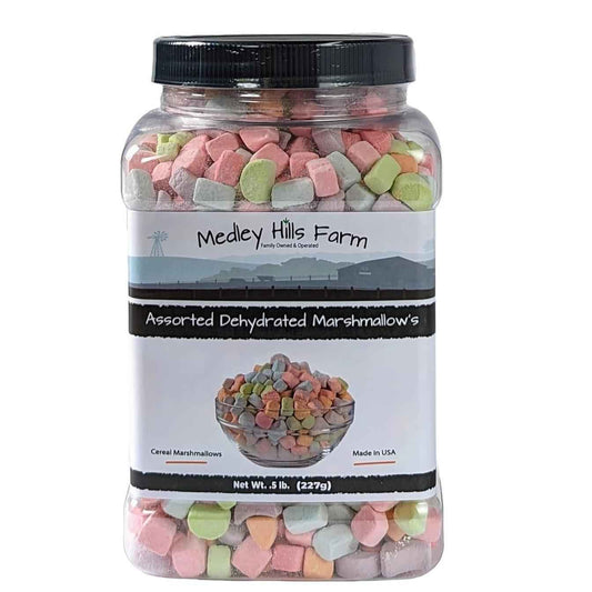 Medley Hills Farm Dehydrated Marshmallows – Cozy, Low-Lift Sweet Treat for Mindful Hot Drink Rituals