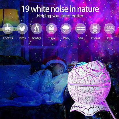 Starlux Galaxy Projector for Kids Bedroom – Cool-to-Touch Dinosaur Night Light with Auto Shutoff Timer