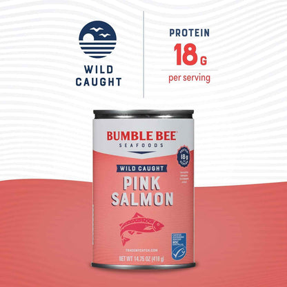 Bumble Bee Wild Pink Salmon – Quick Office Lunch Protein for Focused Workday Meal Prep