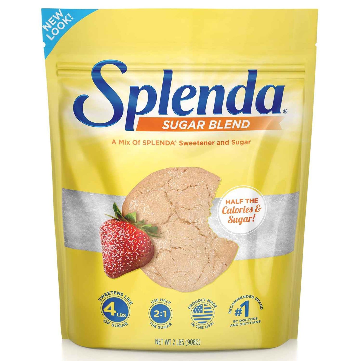 SPLENDA Sugar Blend for Baking – Lower Sugar Sweetener for Kids Birthday Treats and School Lunch Prep