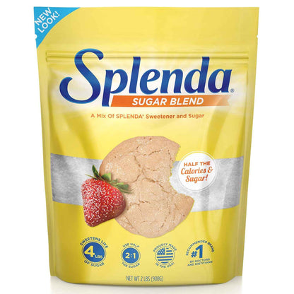 SPLENDA Sugar Blend for Baking – Lower Sugar Sweetener for Kids Birthday Treats and School Lunch Prep