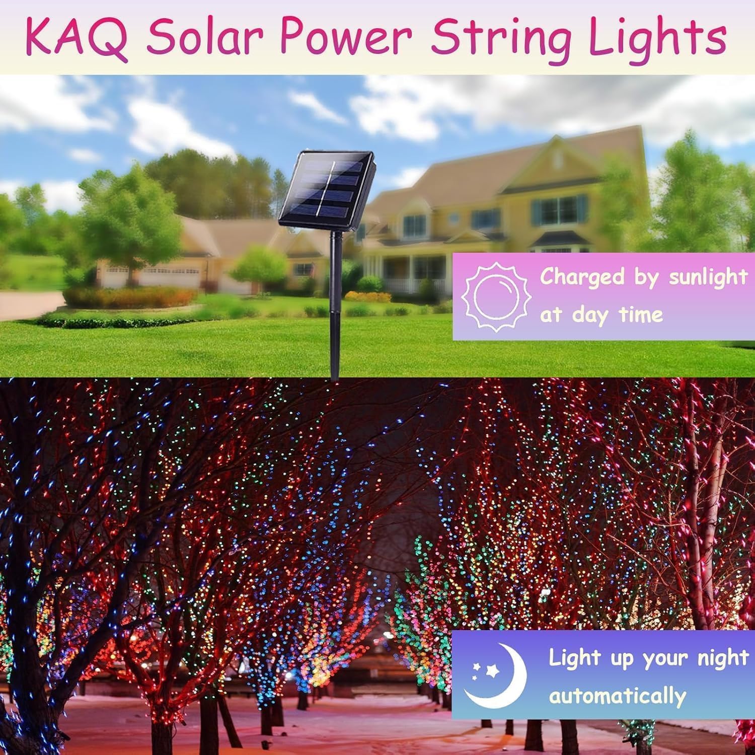 500 led count per strand with 180ft total length across 2-pack