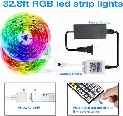 DAYBETTER RGB LED Strip Lights – Cozy Home Accent Lighting for Walls and Ceilings