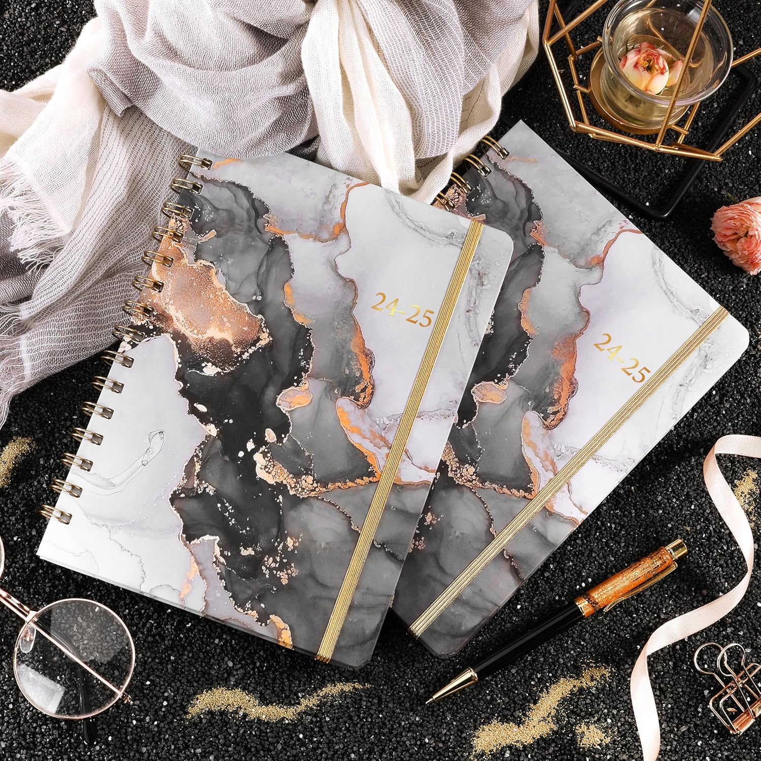 2024-2025_Planner_-_JUL_2024_-_JUN_2025,_Academic_Planner_2024-2025,_2024-2025_Planner_Weekly_and_Monthly,_6.3"_x_8.4",_Tabs,_Hardcover,_Back_Pocket