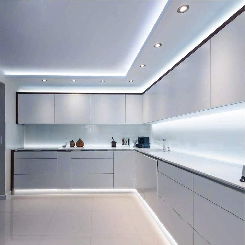 Govee_White_LED/Warm_Led_Strip_Lights,_Upgraded_16.4ft_Dimmable_LED_Light_Strip_6500K_Bright_Daylight_White,_Strong_Adhesive,_300_LEDs_Flexible_Tape_Lights_for_Mirror,_Kitchen_Cabinet,_Bedroom,_Christmas_Decor