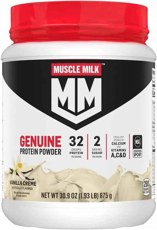 Muscle Milk Lean Muscle Vanilla Creme Protein Powder, 1.93 Pound