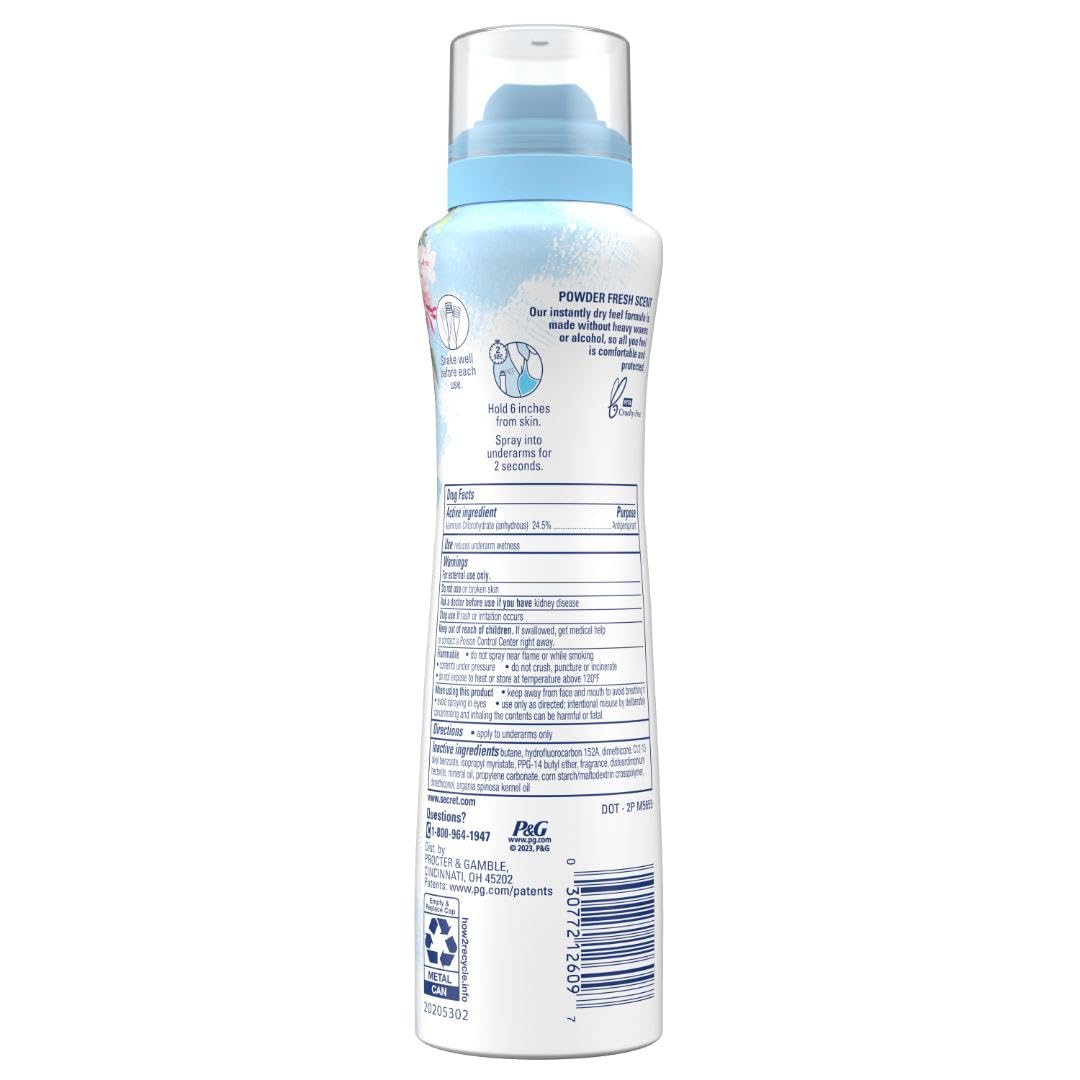 Secret_Dry_Spray_Antiperspirant_Deodorant_for_Women,_48hr_Weightless_Sweat_&_Odor_Protection,_Gentle_on_Skin,_Powder_Fresh_Scent,_4.1_oz_(Pack_of_3)