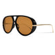 Black Frame - Brown Lens - 62 Millimeters