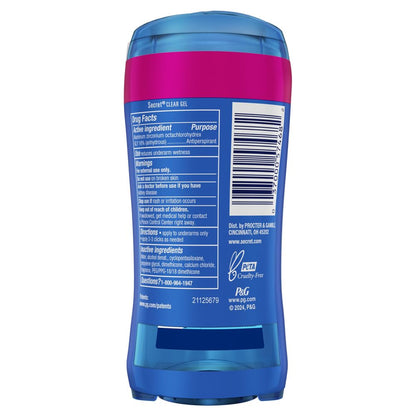 Secret_Outlast_Antiperspirant_Deodorant_for_Women,_72hr_Sweat_&_Odor_Protection,_PH_Balancing_Minerals,_Clear_Gel,_Protecting_Powder_Scent,_2.6_oz_(Pack_of_2)