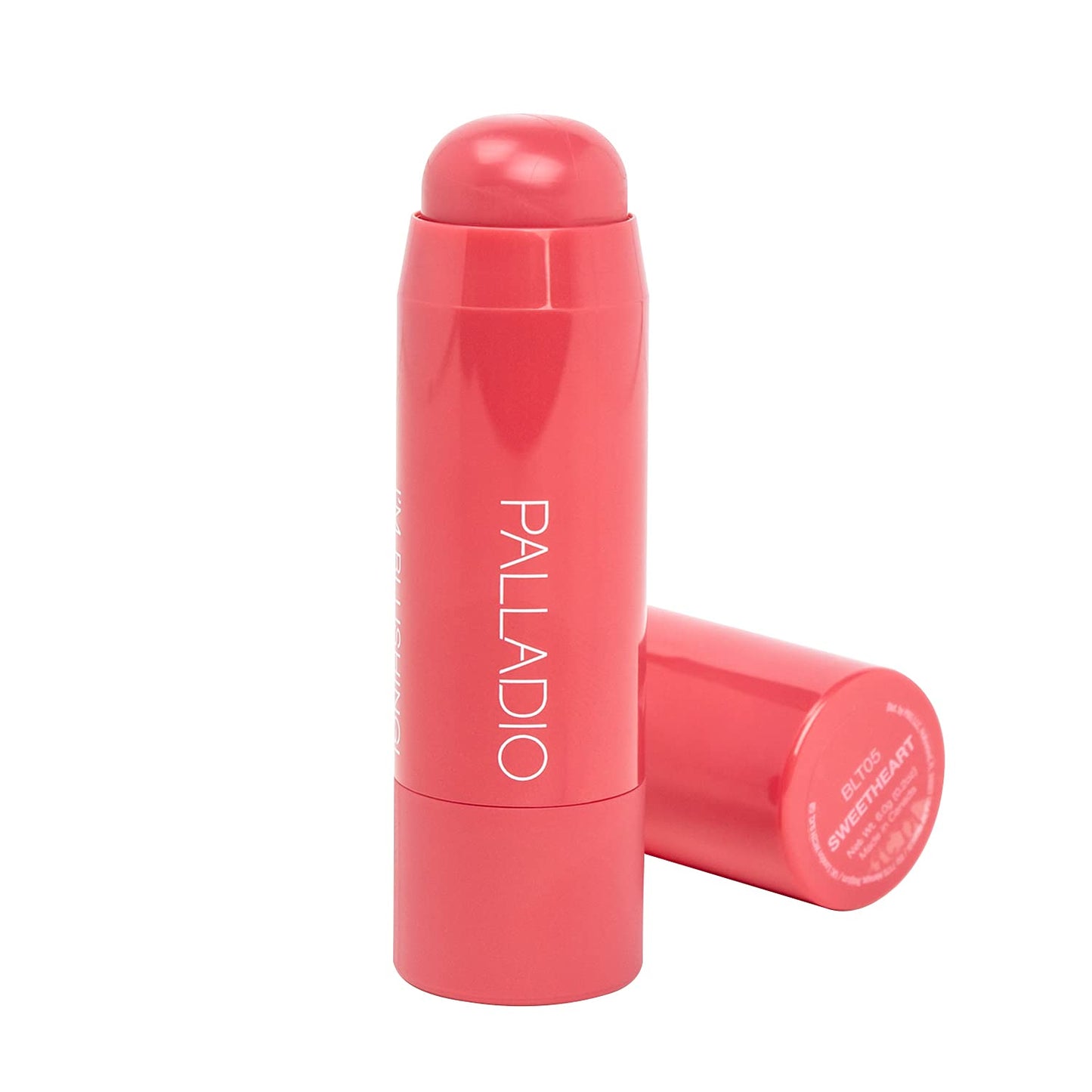 Palladio I&amp;#39;m Blushing 2-in-1 Cheek and Lip Tint, Buildable Lightweight Cream Blush, Sheer Multi Stick Hydrating formula, All day wear, Easy Application, Shimmery, Blends Perfectly to Skin, Sweetheart