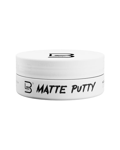 L3 Level 3 Matte Putty - Grooming Hair Product for Women and Men - Hair Texturizing Putty with Matte Finish