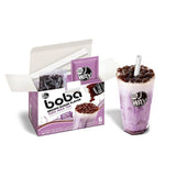 Instant Boba Bubble Pearl (Taro Milk Tea with Brown Sugar Boba, 6 Servings)