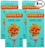 Goodles Cheddy Mac Creamy Cheddar and Macaroni Pasta - Nutrient Packed with Real Cheese, Fiber, Protein, Prebiotics, Plants, & Vegetables | Non-GMO, Organic Ingredients [Cheddy Mac, 6 oz. 1 Pack]